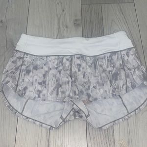 Alpine White Speed up Shorts 2.5 inch